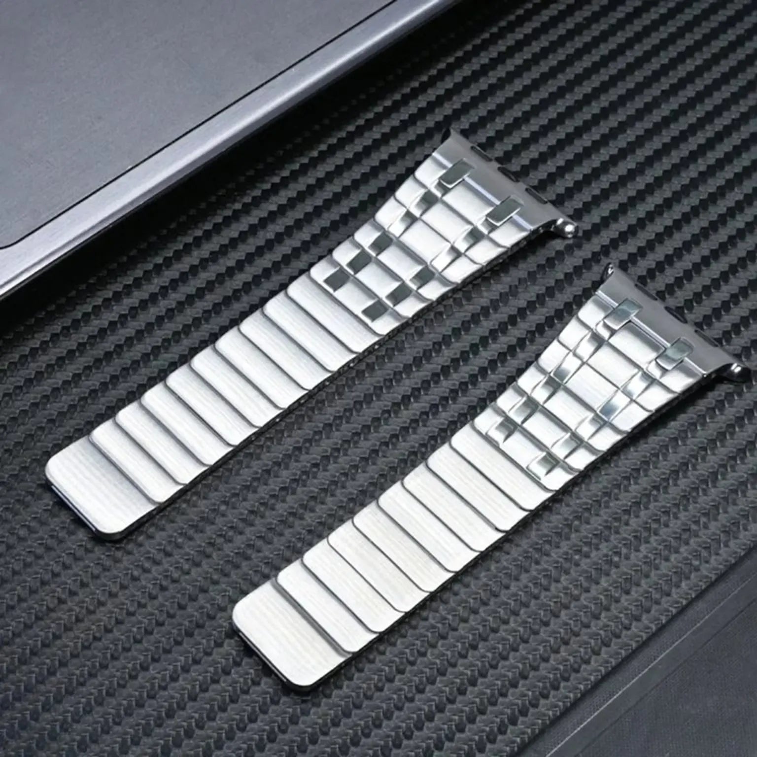 Watch Bands QuickFit Magnetic Metal Link Bracelet Chain for Apple Watch 42 | 44 | 45 | Ultra 49 | 46mm S10 | 46mm S11