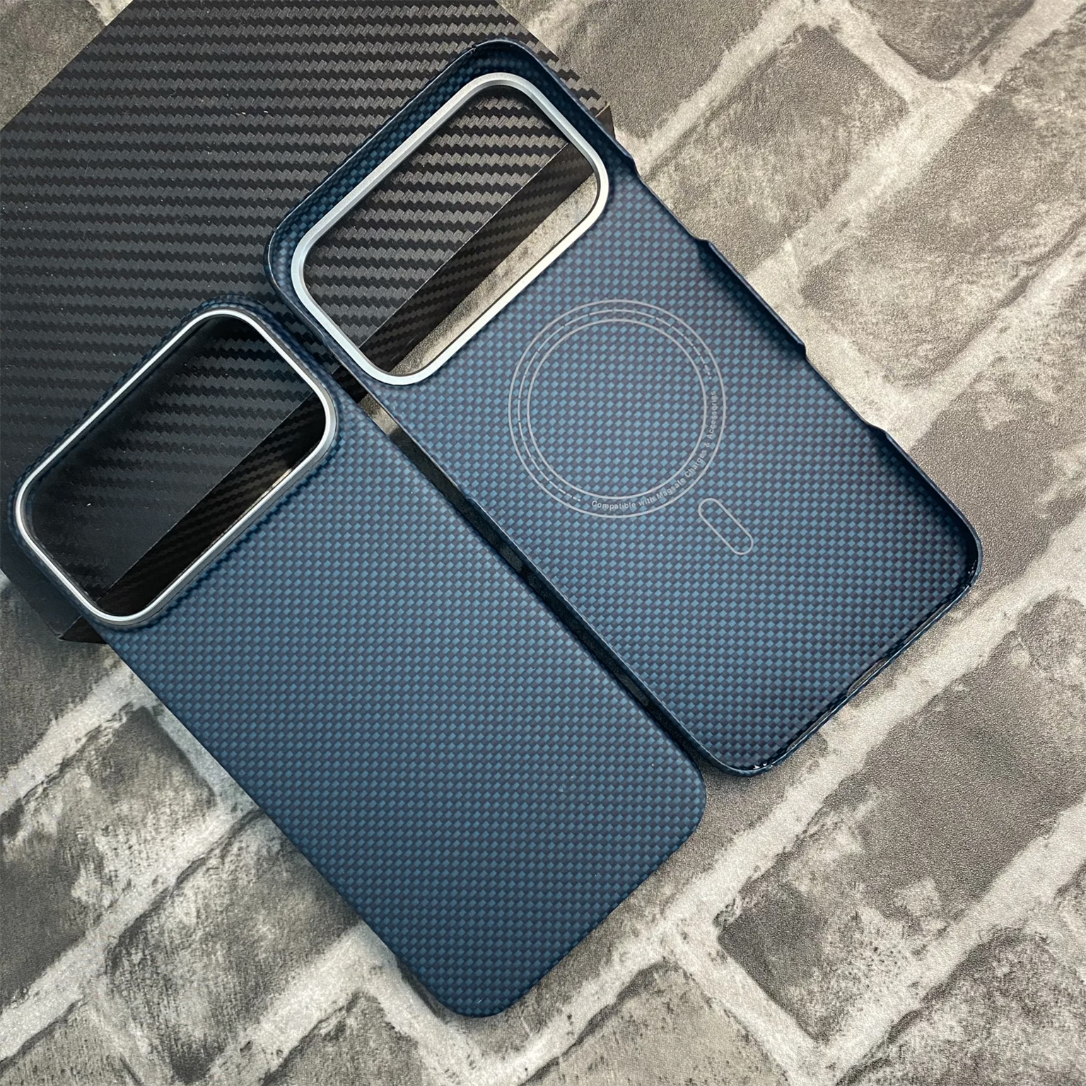 Cases & Covers Real Aramid Kevlar Fiber Magsafe Case for iPhone 17 Pro Max