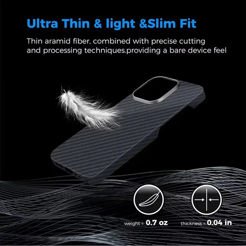 Real Aramid Magsafe Case for iPhone 15 Pro