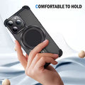 Cases & Covers for Rimless Magnetic 360° Kickstand Frameless Metal Bumper for iPhone