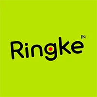 Ringke logo on a green background