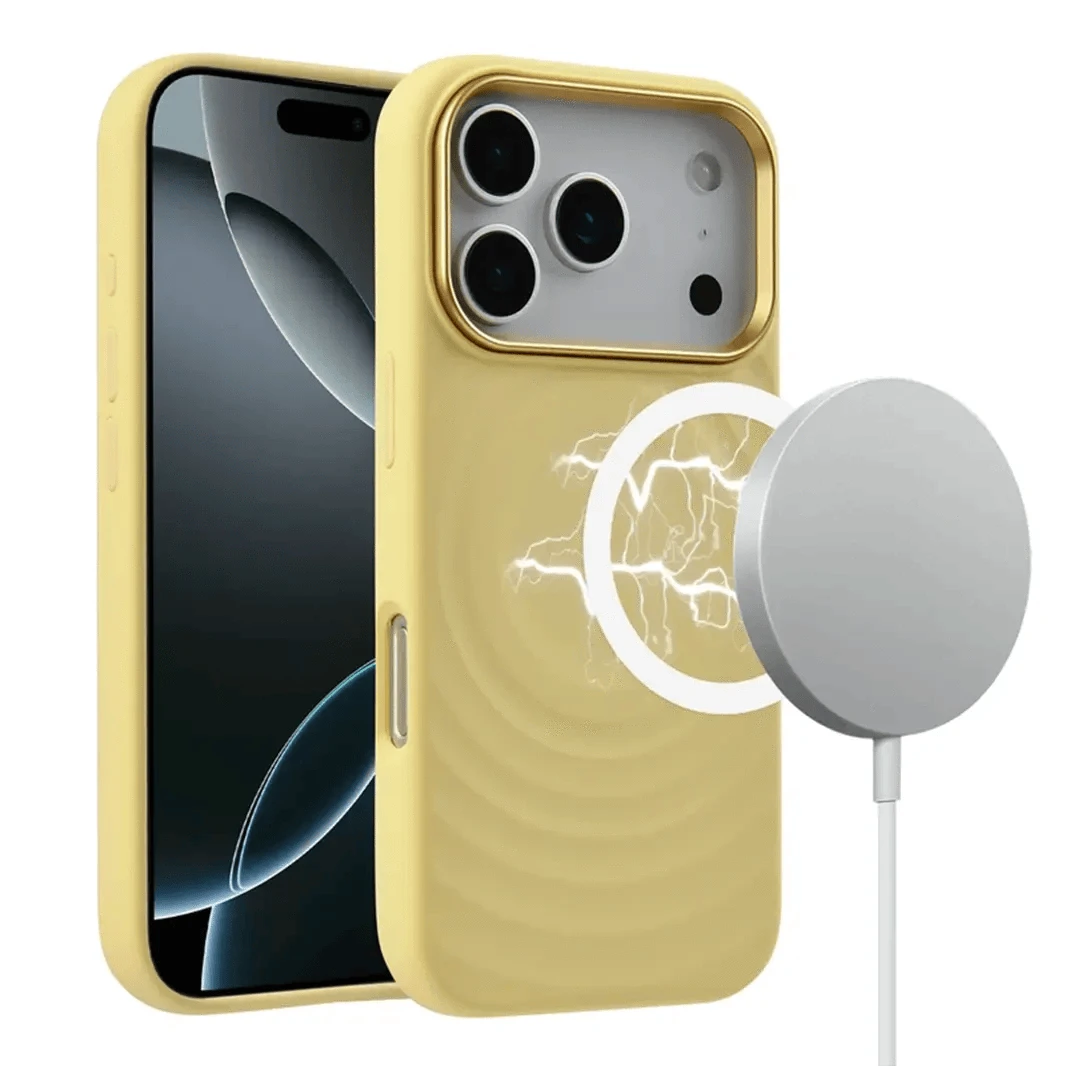 ktusu Generic Cases & Covers Ripple Magnetic Magsafe Liquid Silicone Case for iPhone 17 Pro Max