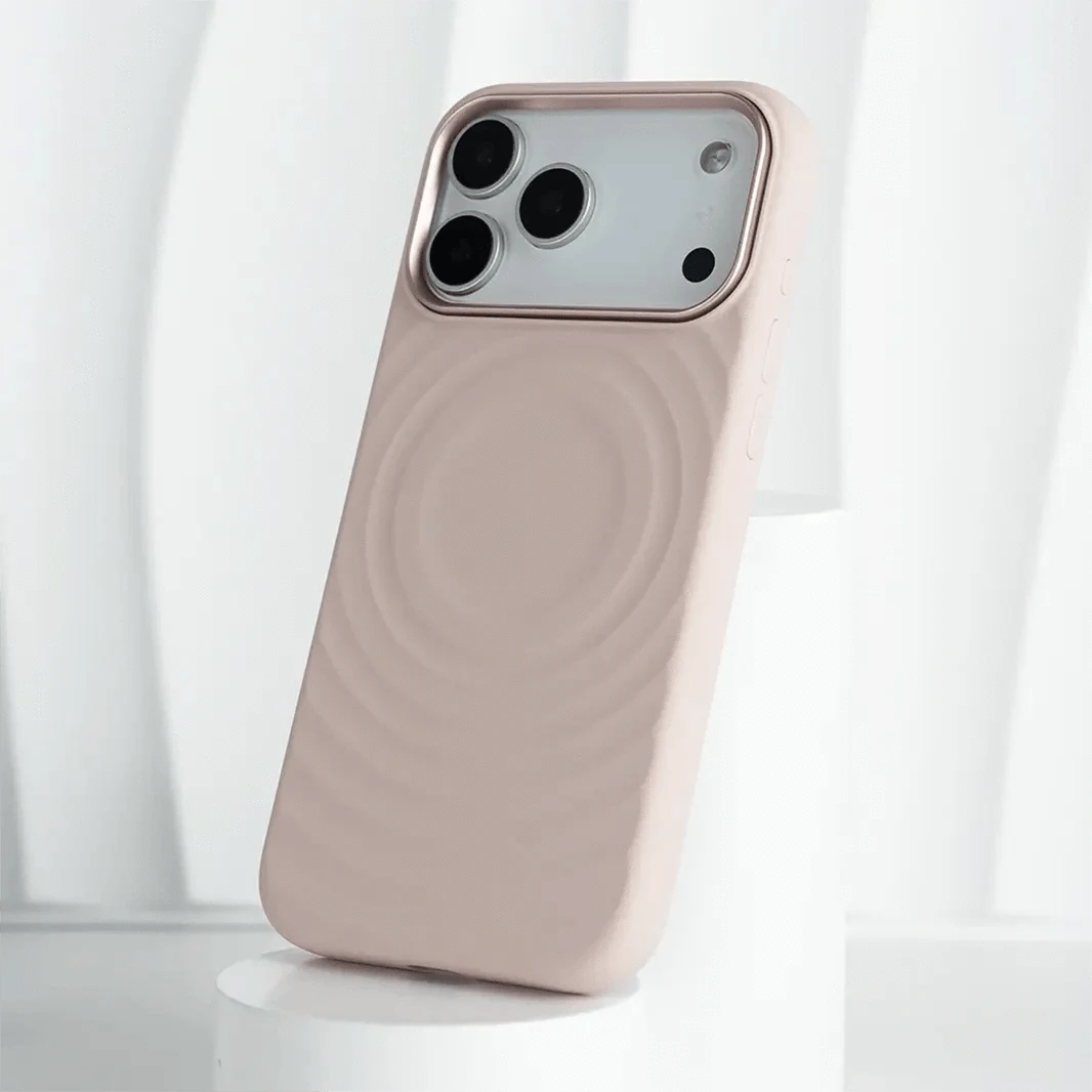 ktusu Generic Cases & Covers Ripple Magnetic Magsafe Liquid Silicone Case for iPhone 17 Pro Max