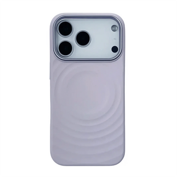 Light Purple Ripple Magnetic Magsafe Liquid Silicone Case for iPhone 17 Pro Max Cases & Covers