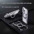 Cases & Covers for Rotation Kickstand Metal Heat Dissipation MagSafe Bumper for iPhone