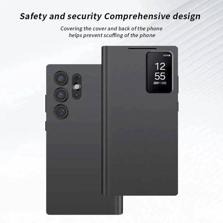 S-View Wallet with Small Screen View Flip Case for Samsung S24 Ultra