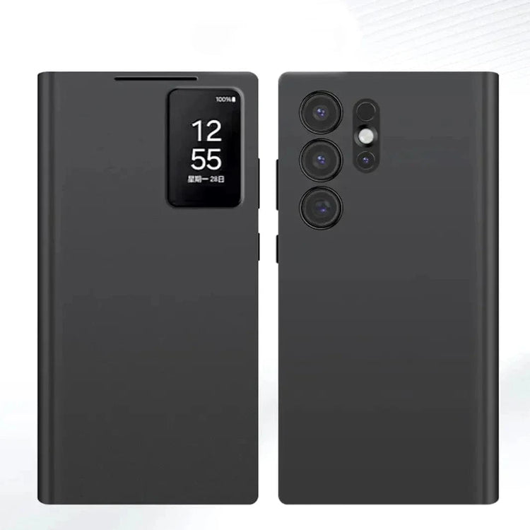 S-View Wallet with Small Screen View Flip Case for Samsung S24 Ultra