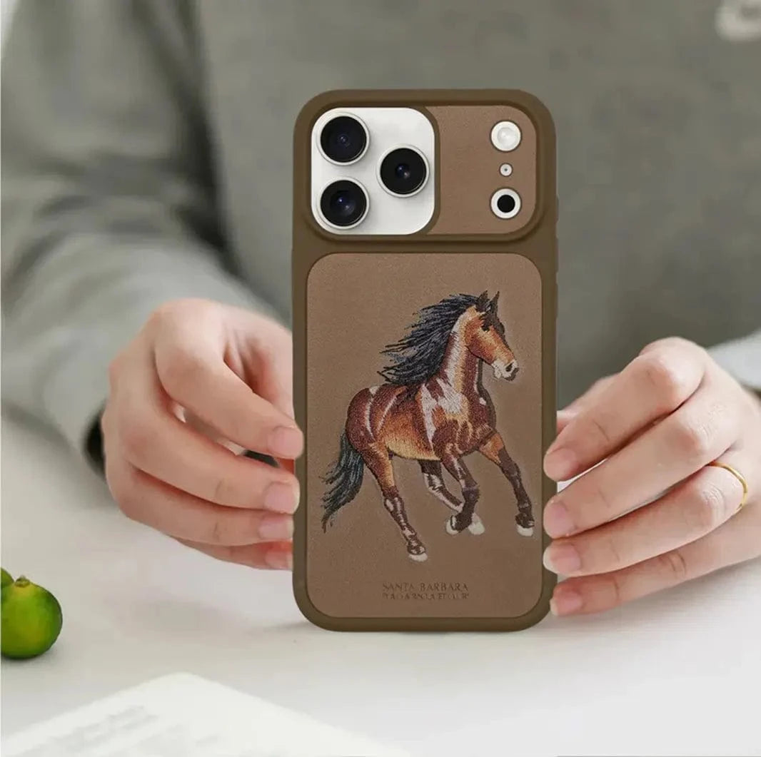 ktusu Santa Barbara Cases & Covers Santa Barbara Boris Series Case for iPhone 17 Pro Max Brown