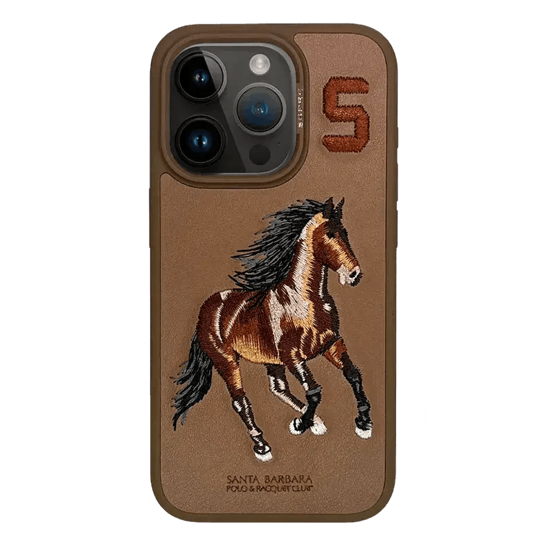 Cases & Covers for iPhone 15 / Brown Santa Barbara Boris Series Hard  Phone Back Case for iPhone 15 Series
