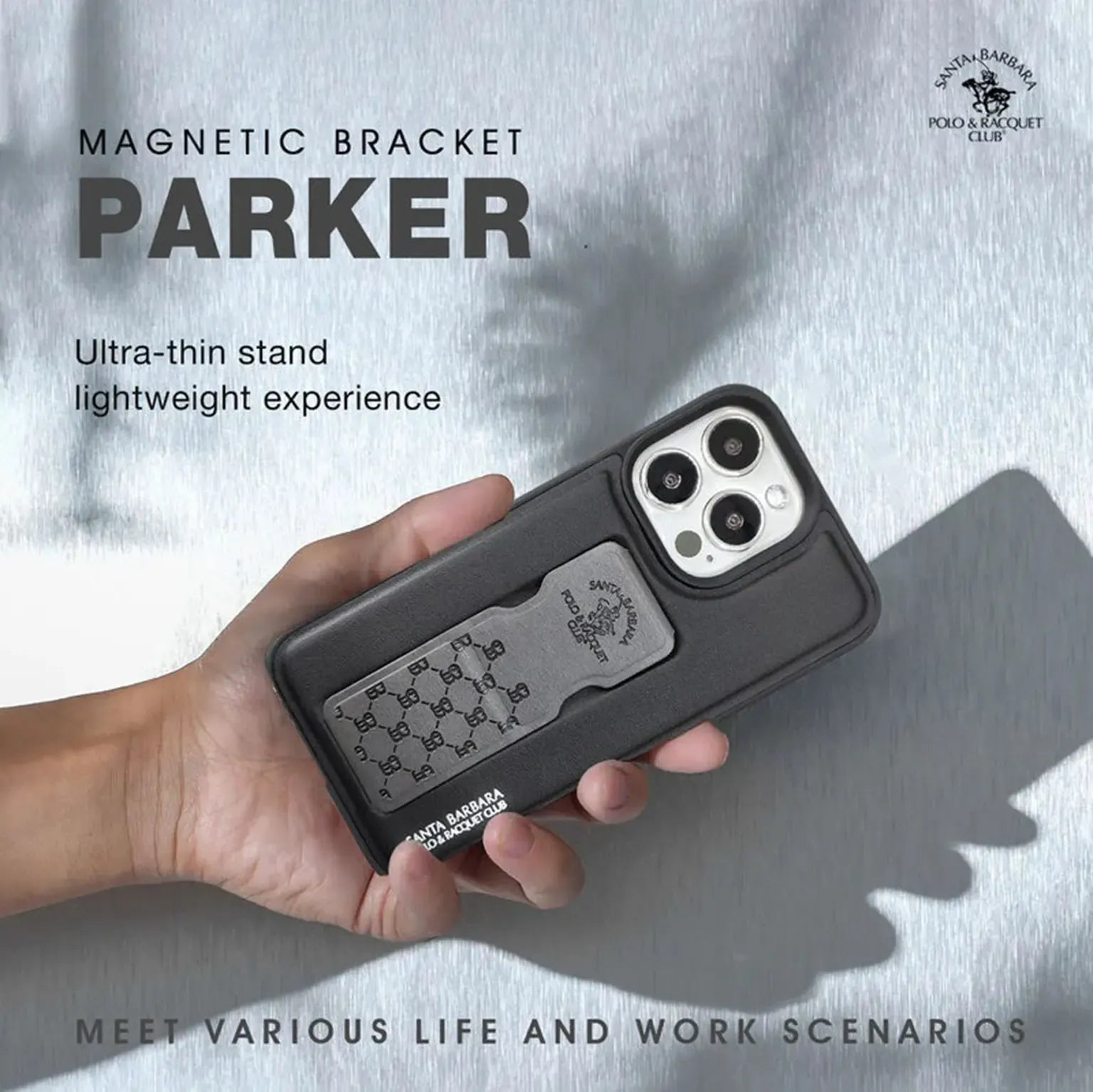 Cases & Covers Santa Barbara Parker Magnetic Bracket Case for iPhone 13 Pro