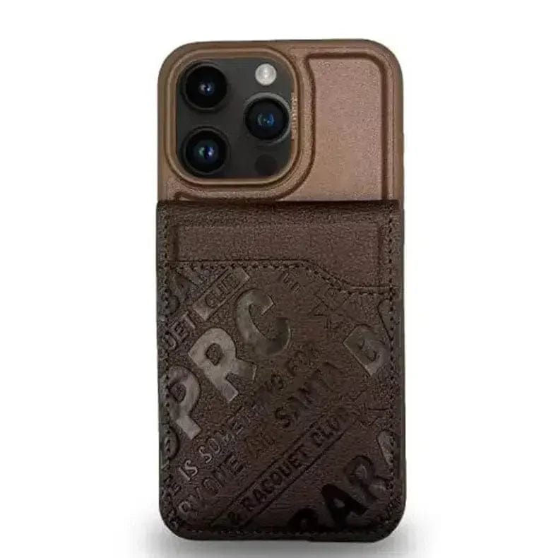 Cases & Covers for iPhone 15 Pro Max / Brown Santa Barbara Timothy Series Genuine Leather Case for Apple iPhone
