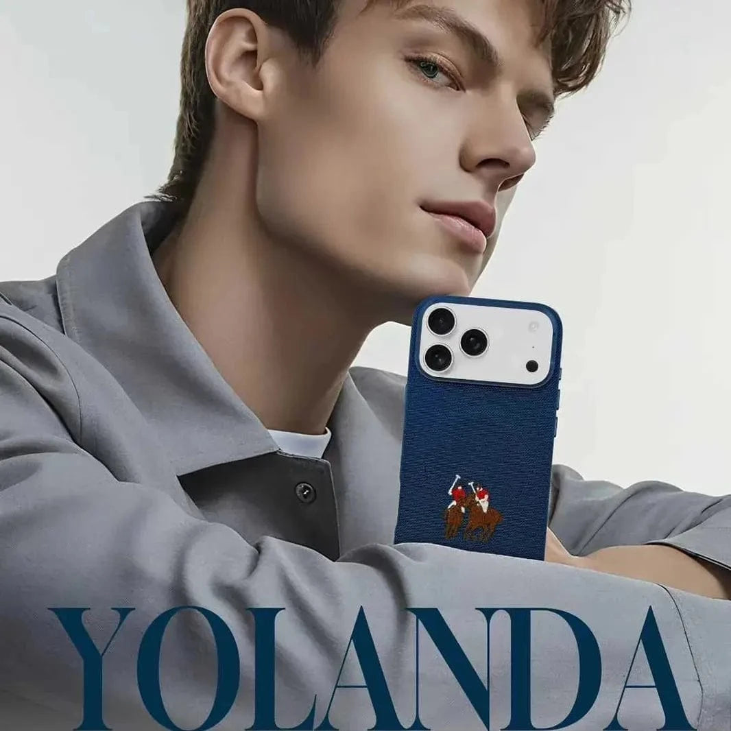 ktusu Santa Barbara Cases & Covers Santa Barbara Yolanda Series Case for iPhone 17 Pro Max Blue