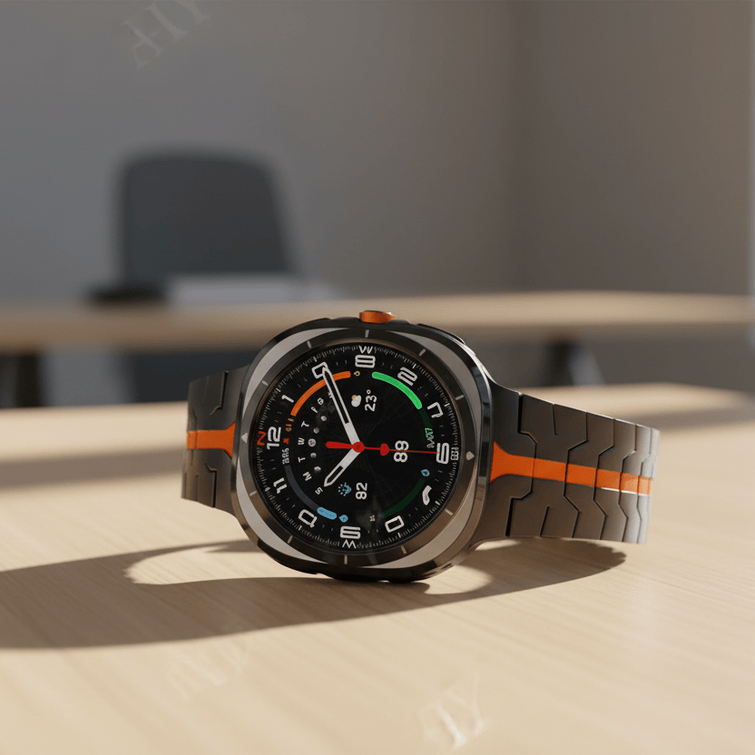 Watch Bands Satin Brushed Metal Link Bracelet Band for Samsung Watch Ultra 47mm