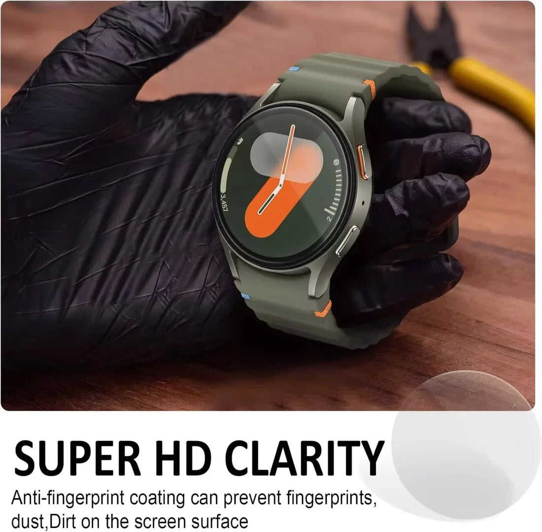 Self-contained Positioning Tempered Glass for Samsung Watch 6 43mm
