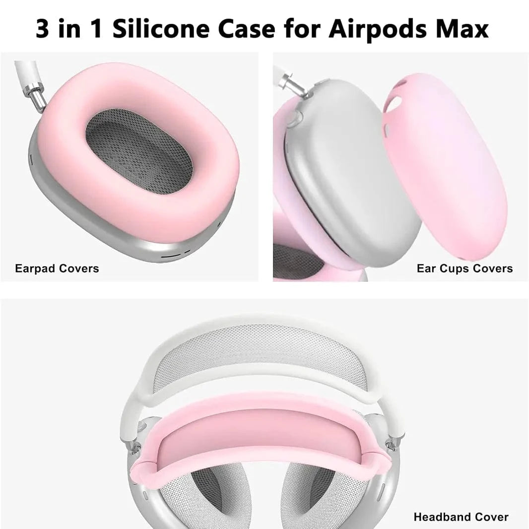 Silicone Ear Pad Earcup Case for AirPods Max New USB-C Headphones