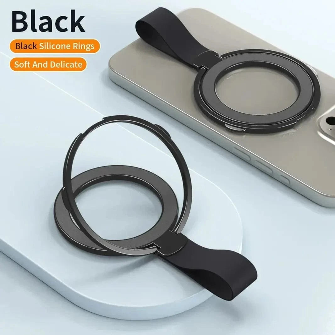 Silicone Loop Magnetic Grip Stand for Magsafe Function Built in Cases