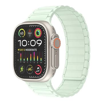 ktusu Generic Watch Bands Silicone Magnetic skin-friendly Band for Apple Watch 38 | 40 | 41 | 42mm S10 Mint Green