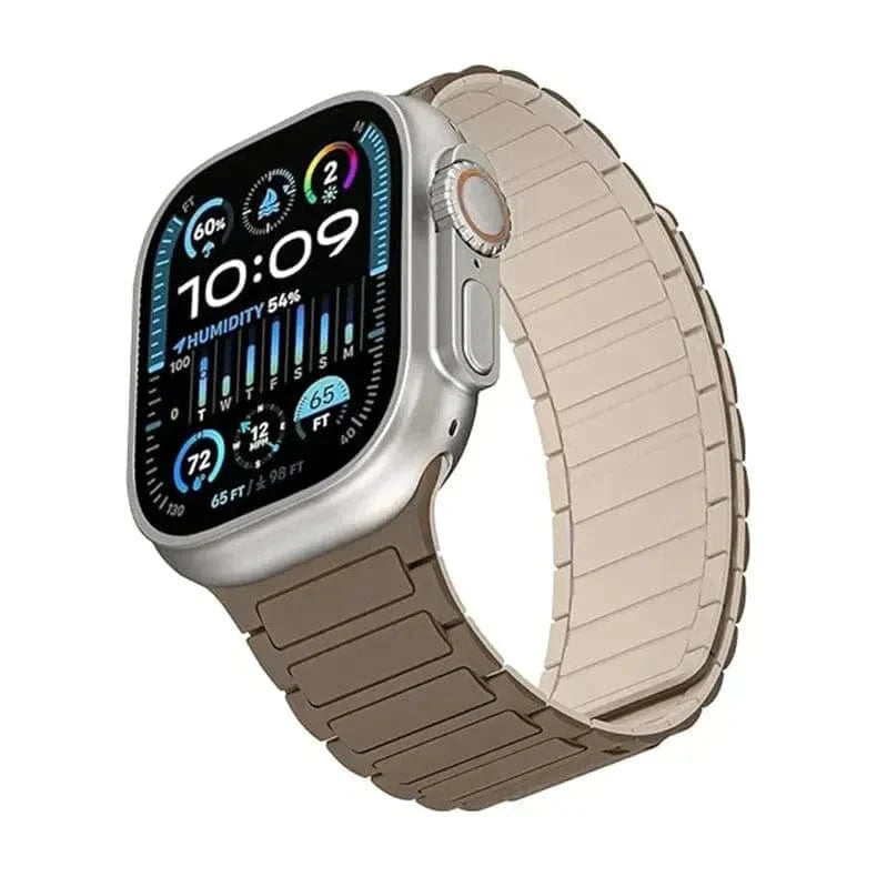 ktusu Generic Watch Bands Silicone Magnetic skin-friendly Band for Apple Watch 42 | 44 | 45 | Ultra 49 | 46mm S10