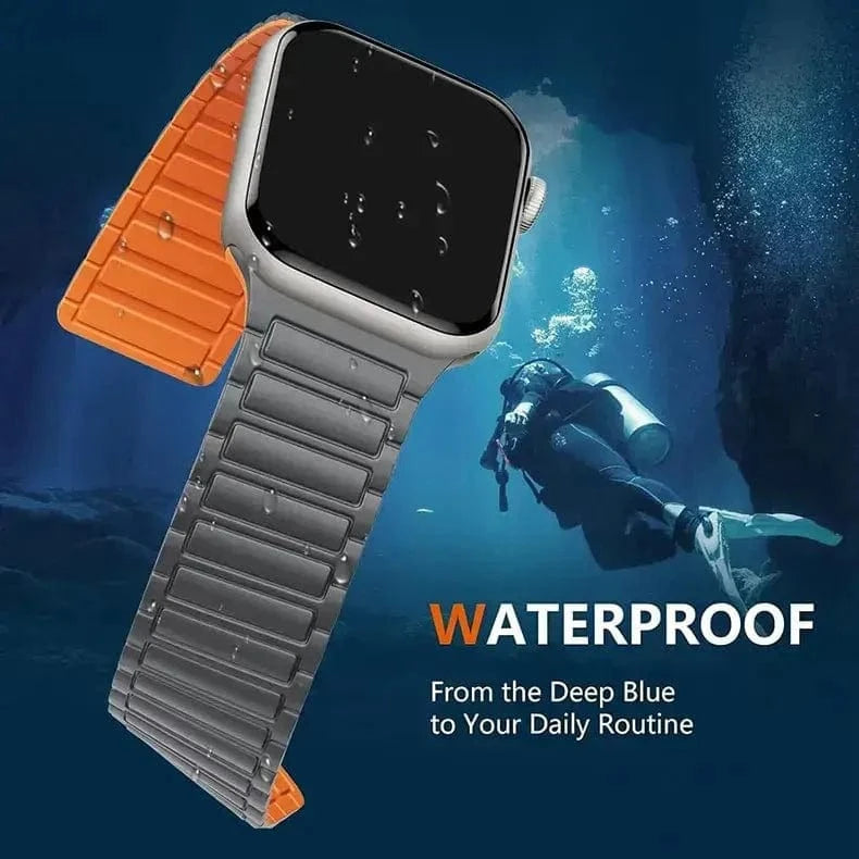 ktusu Generic Watch Bands Silicone Magnetic skin-friendly Band for Apple Watch 42 | 44 | 45 | Ultra 49 | 46mm S10