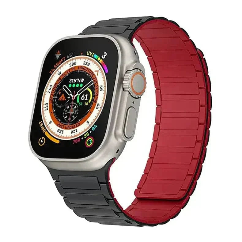 ktusu Generic Watch Bands Silicone Magnetic skin-friendly Band for Apple Watch 42 | 44 | 45 | Ultra 49 | 46mm S10