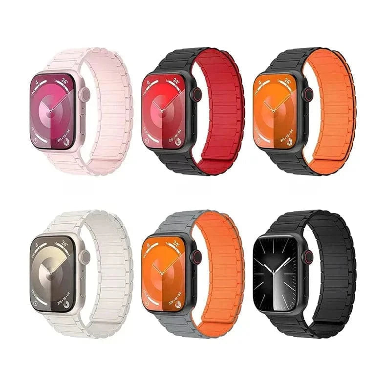 ktusu Generic Watch Bands Silicone Magnetic skin-friendly Band for Apple Watch 42 | 44 | 45 | Ultra 49 | 46mm S10
