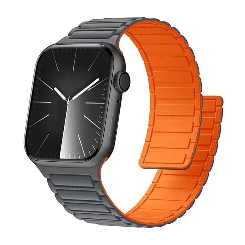 Straps & Bands for 42mm | 44mm | 45mm | Ultra 49mm / Dark Grey Orange