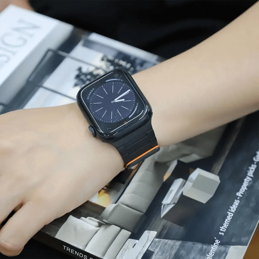 ktusu Generic Watch Bands Silicone Magnetic Watch Strap Band for Apple Watch 42 | 44 | 45 | Ultra 49 | 46mm S10