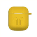 Cases & Covers for Airpods 1 | 2 / Dark Yellow Apple Airpods Cases Covers Silicone Soft