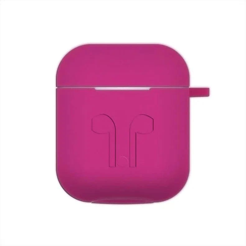 Cases & Covers for Airpods 1 | 2 / Hot Pink Apple Airpods Cases Covers Silicone Soft