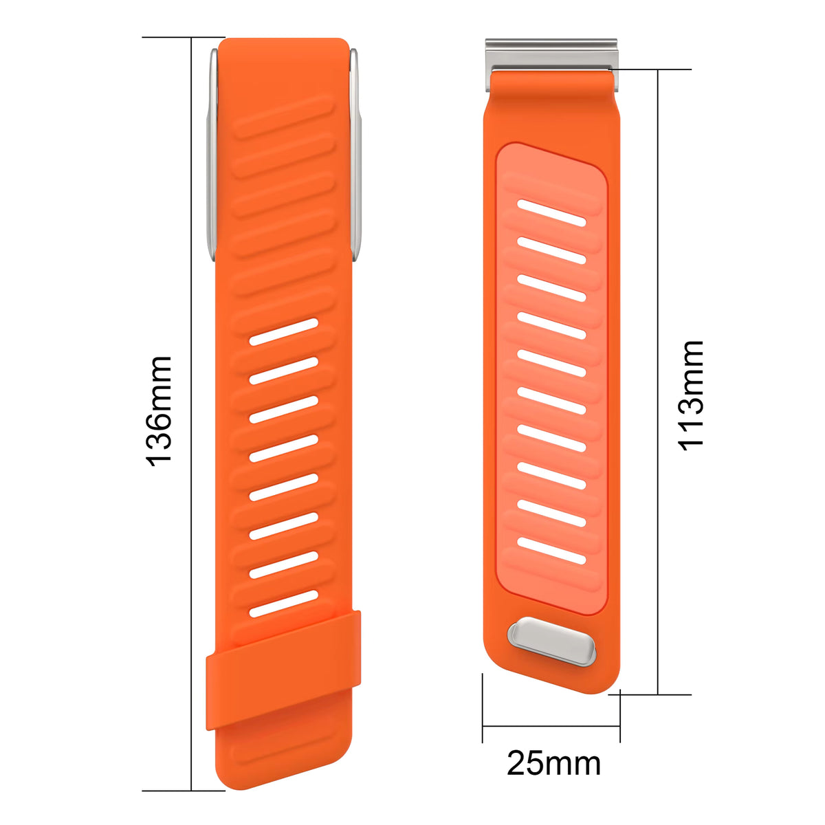 Silicone Soft Sports Loop Adjustable Replacement Strap for Whoop 5.0 (MG) ECG | LIFE