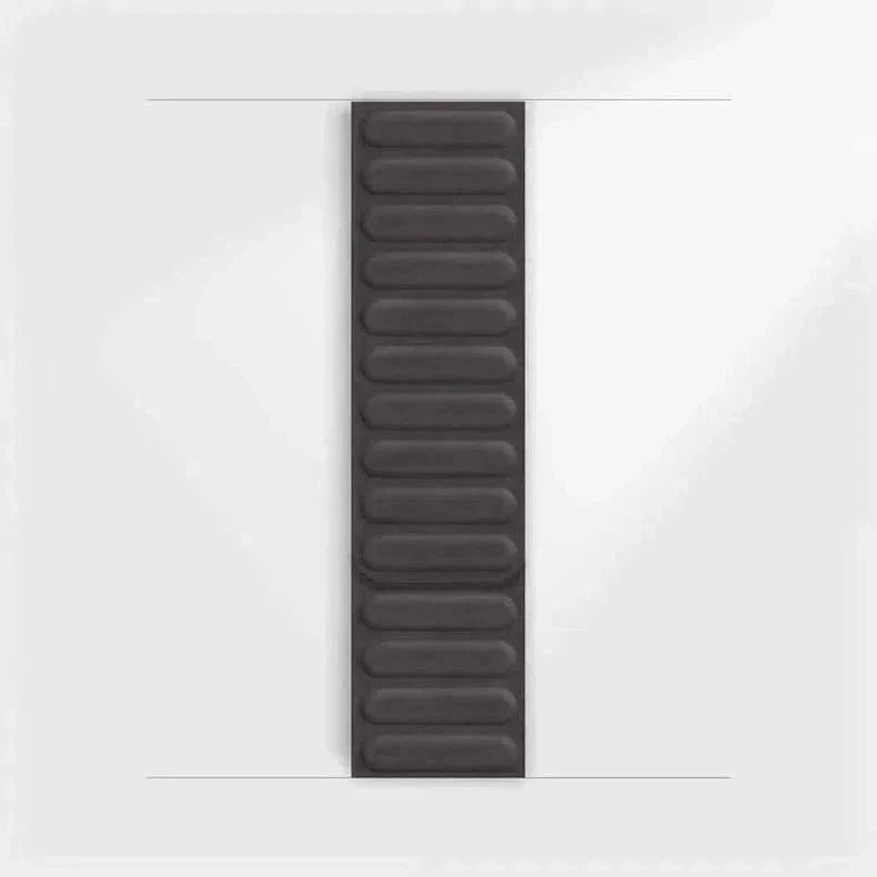 ktusu Generic Watch Bands Silicone Soft Touch Magnetic Link Band for Apple Watch 42 | 44 | 45 | Ultra 49 | 46mm S10 Coco Brown
