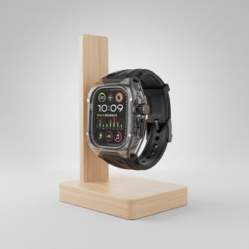 Watch Bands Silicone Watch Band with Protective Rugged Hard Cover for Apple Watch 40mm | 41mm