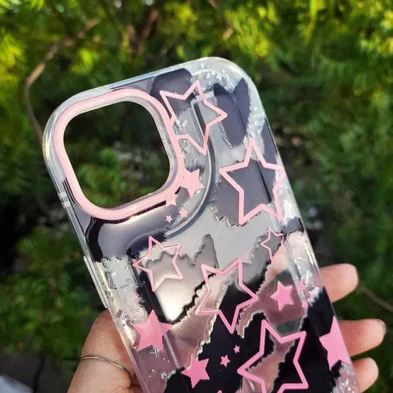 Silver Glitter Clear Soft Case for iPhone 13