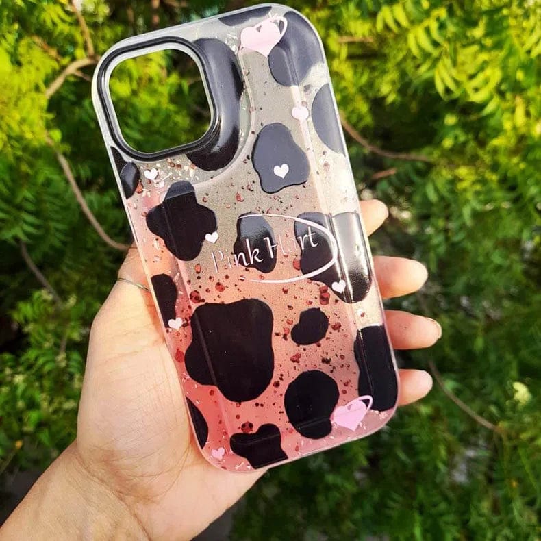 Silver Glitter Clear Soft Case for iPhone 13