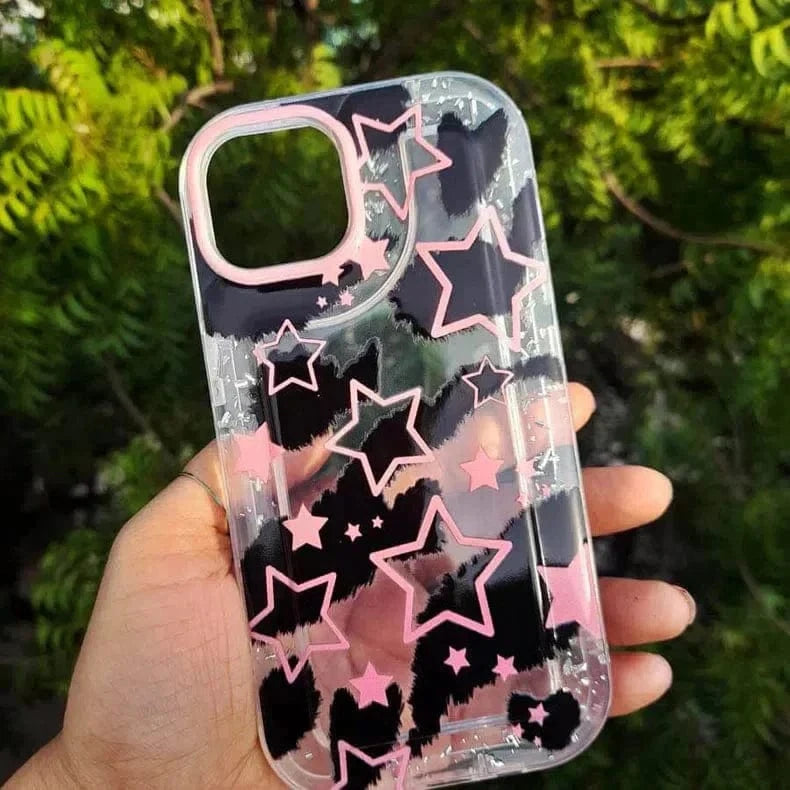 Silver Glitter Clear Soft Case for iPhone 13