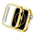 Cases & Covers for 41mm / Gold Single Rhinestone Frame Hard Body Bumper for Apple Watch