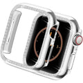 Cases & Covers for 45mm / Silver Single Rhinestone Frame Hard Body Bumper for Apple Watch