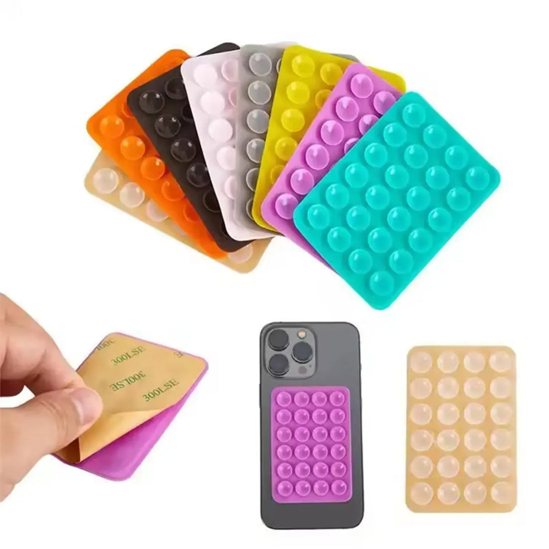 Enhancement Single-Side Anti-Slip Silicone Grip Suction Cup Mobile Phone Holder