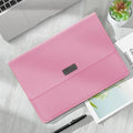 PU Leather Envelope Portfolio Sleeves Bag for MacBook | Laptop Up to 15.6 inch Laptop / Pink - Ktusu