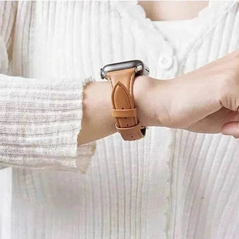 Slim Classic Leather Texture Band for Apple Watch 42 | 44 | 45 | Ultra 49 | 46mm S10
