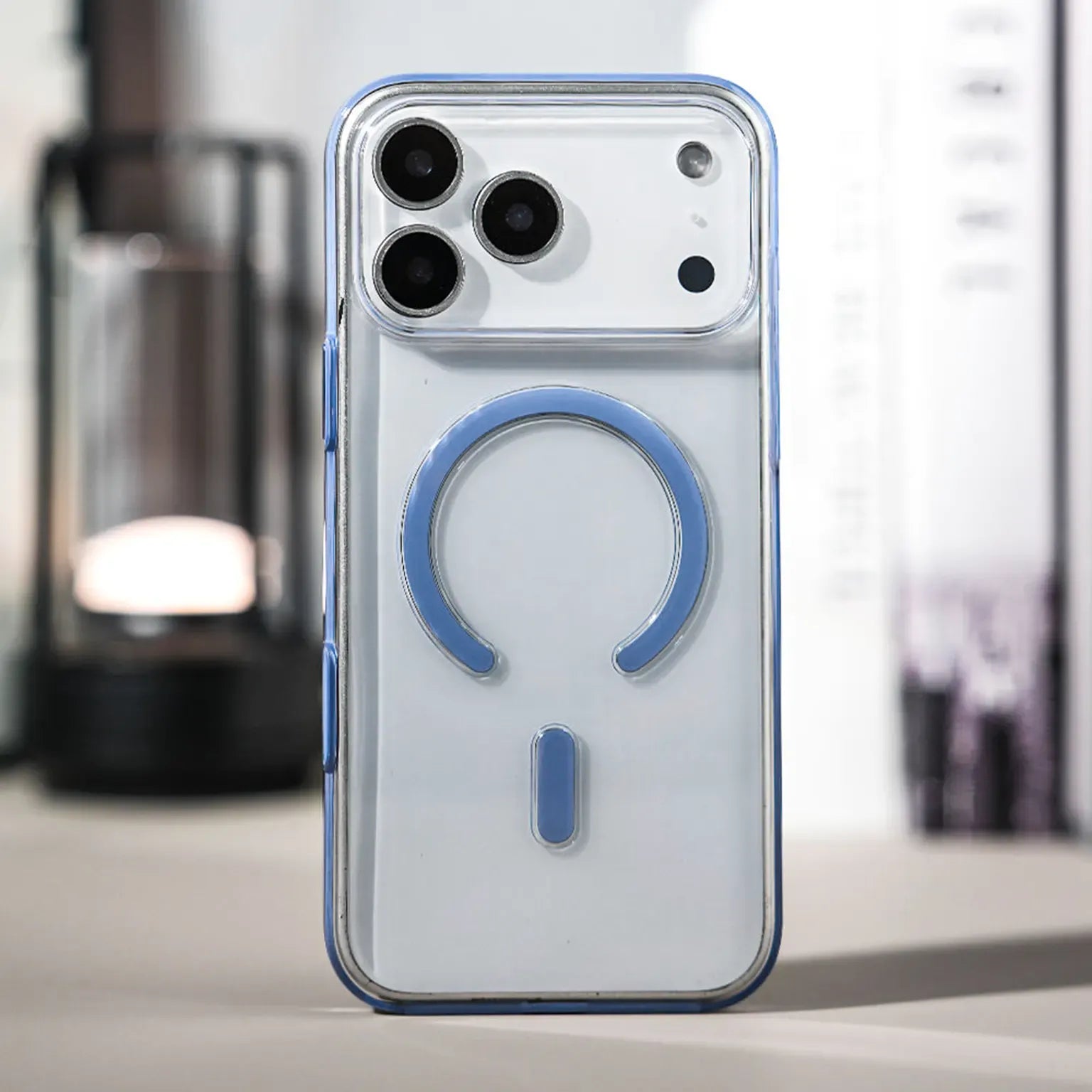 Cases & Covers Slim Thin Transparent Magnetic Wireless Charge Hard Case for iPhone 17 Pro Max