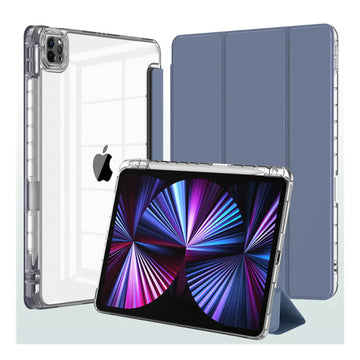 Cases & Covers Smart Folio Stand with Pencil Holder Slim Transparent Cover for iPad 7 | 8 | 9 gen. 10.2 inch
