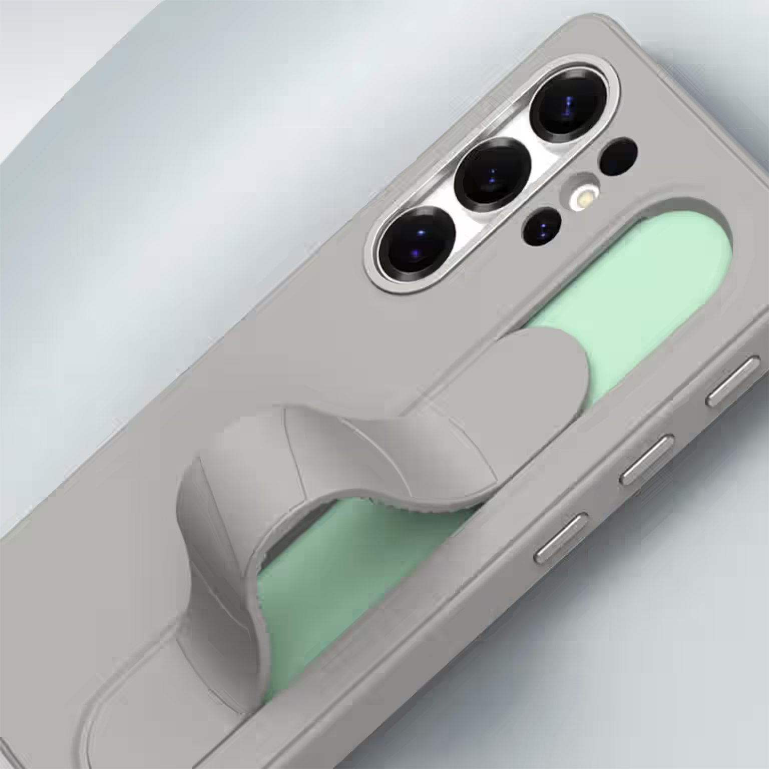 Cases & Covers Smart Key Control Wristband Kickstand PC + Silicone Case for Samsung S25 Ultra