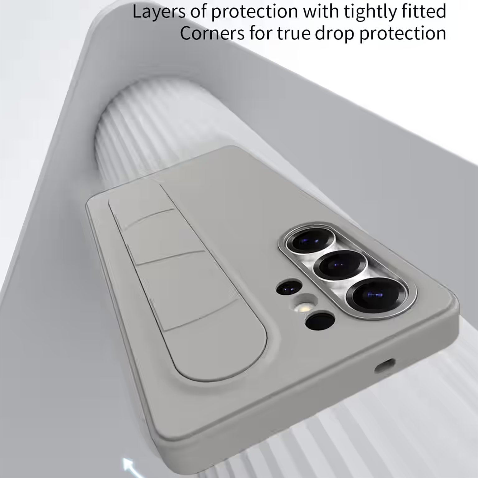 Cases & Covers Smart Key Control Wristband Kickstand PC + Silicone Case for Samsung S25 Ultra