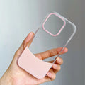 iPhone 16 Plus / Pink / Without MagSafe SnapSplit Crystal Clear Magsafe Hard Phone Back Case for Apple iPhone - Ktusu