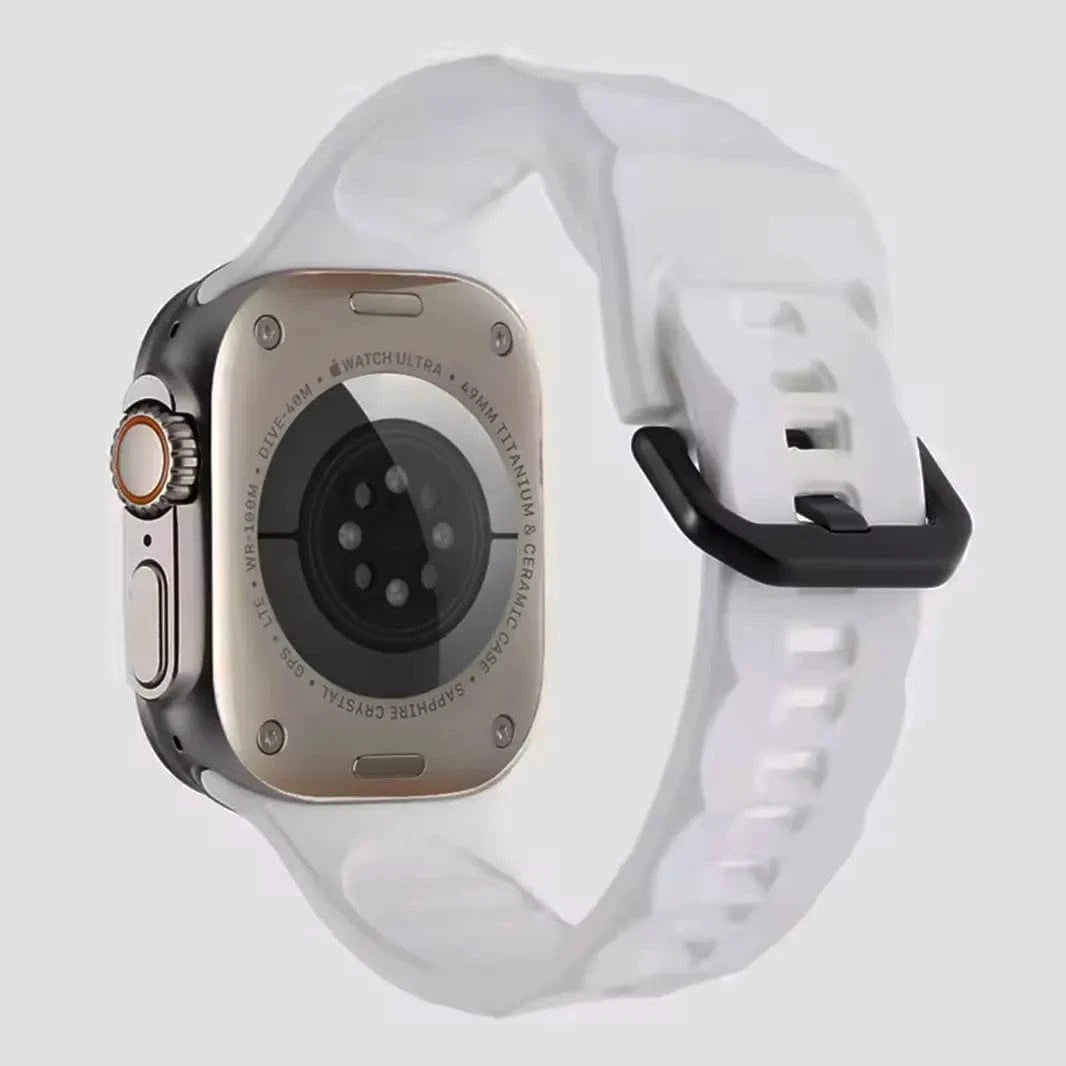Soft Silicone Ripple Band for Apple Watch 38 | 40 | 41 | 42mm S10