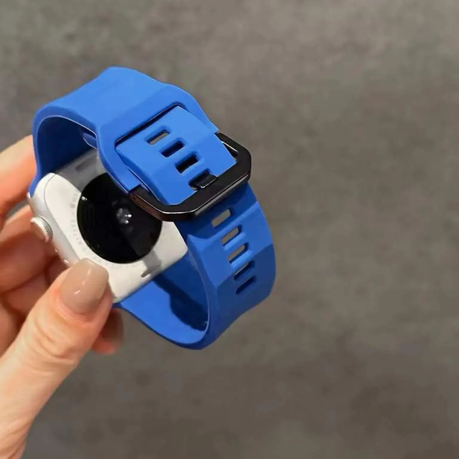 Watch Bands Soft Silicone Ripple Band for Apple Watch 42 | 44 | 45 | Ultra 49 | 46mm S10