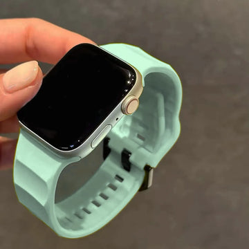 Watch Bands Soft Silicone Ripple Band for Apple Watch 42 | 44 | 45 | Ultra 49 | 46mm S10