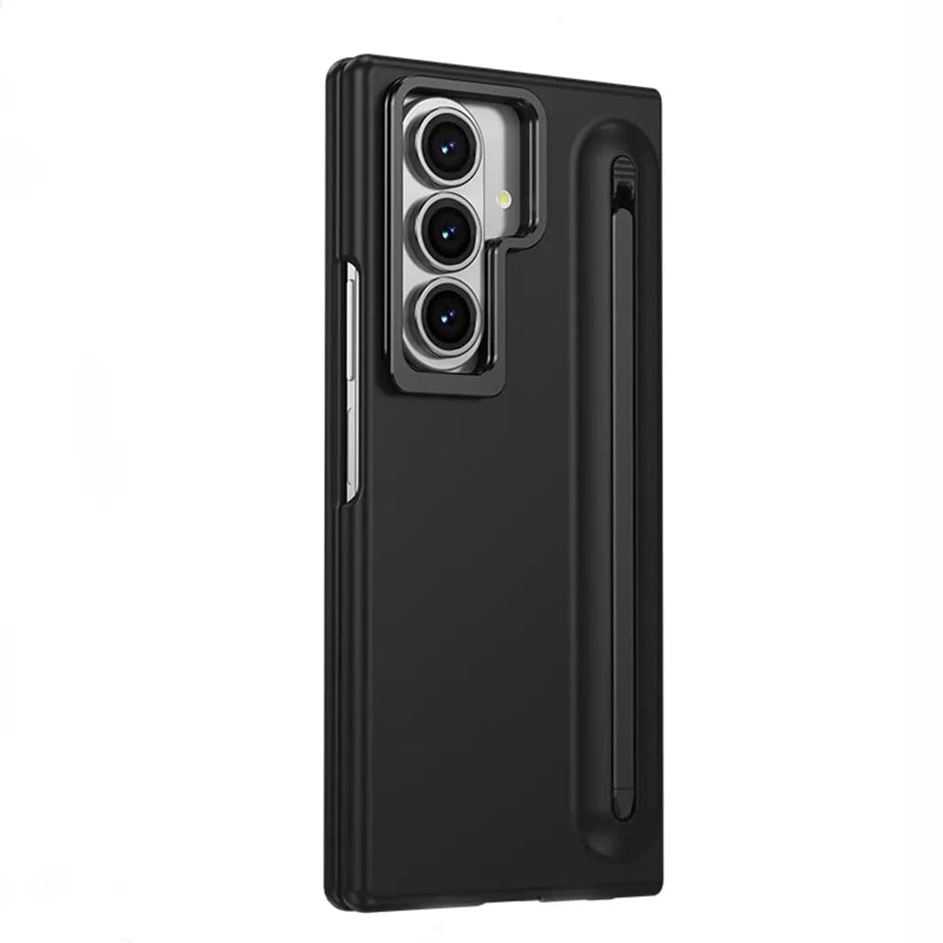 Soft Touch Coating Lens Bracket Case With Pen for Samsung Z Fold7
