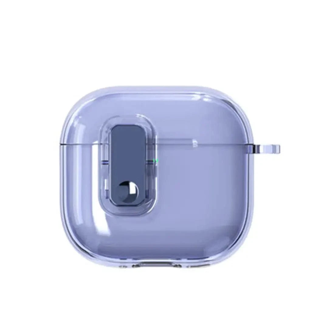 ktusu Generic Cases & Covers Soft TPU Clear Lock Clip Keychain Cover for Samsung Galaxy Buds 3 | 3 Pro